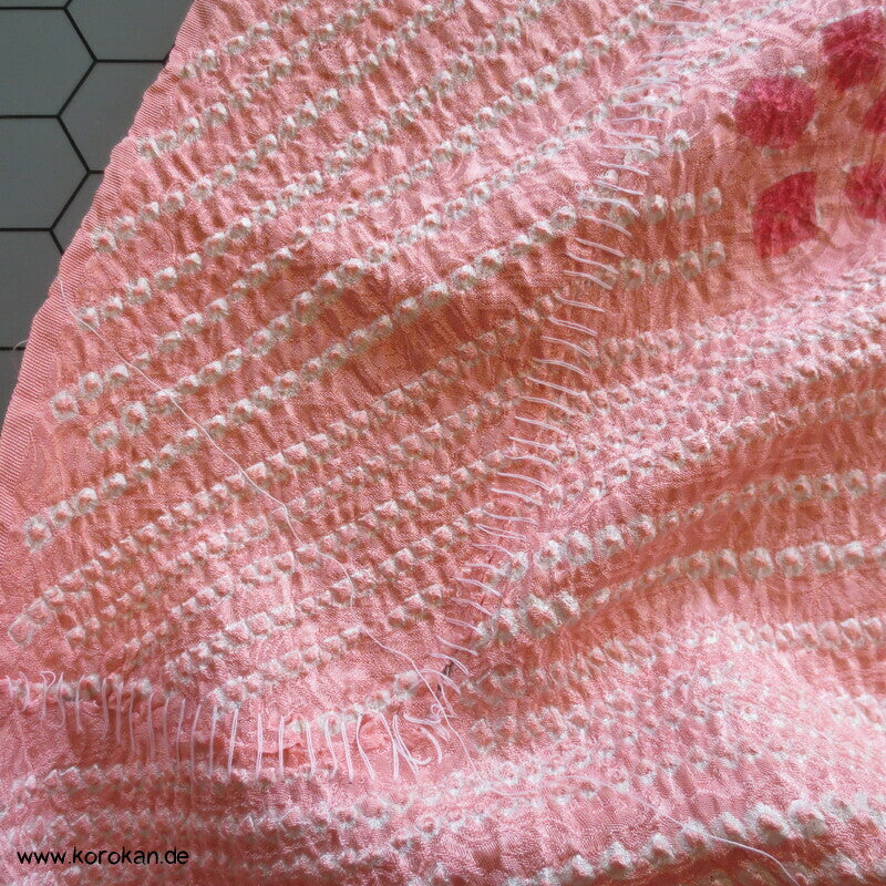 Shibori Seidendamast für Kimono Tanmono