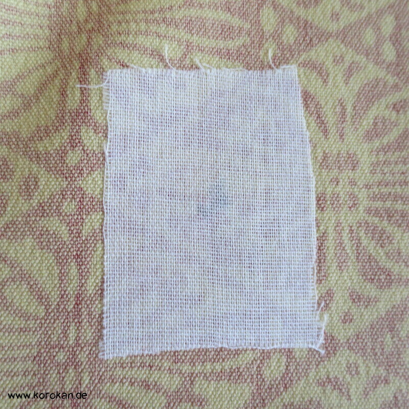 japanischer Hitoe Woll Kimono, Diamant Schmetterling