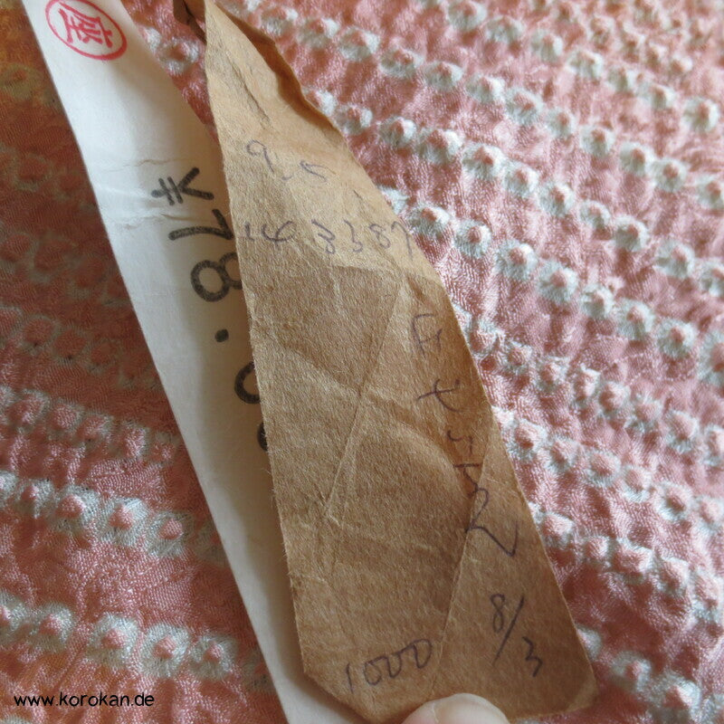 Shibori Seidendamast für Kimono Tanmono