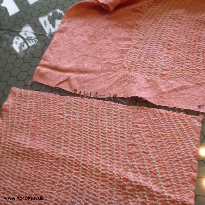 Shibori Seidendamast für Kimono Tanmono