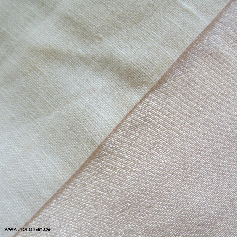 Shibori rot auf weiß japanischer Seiden Juban Unterkimono