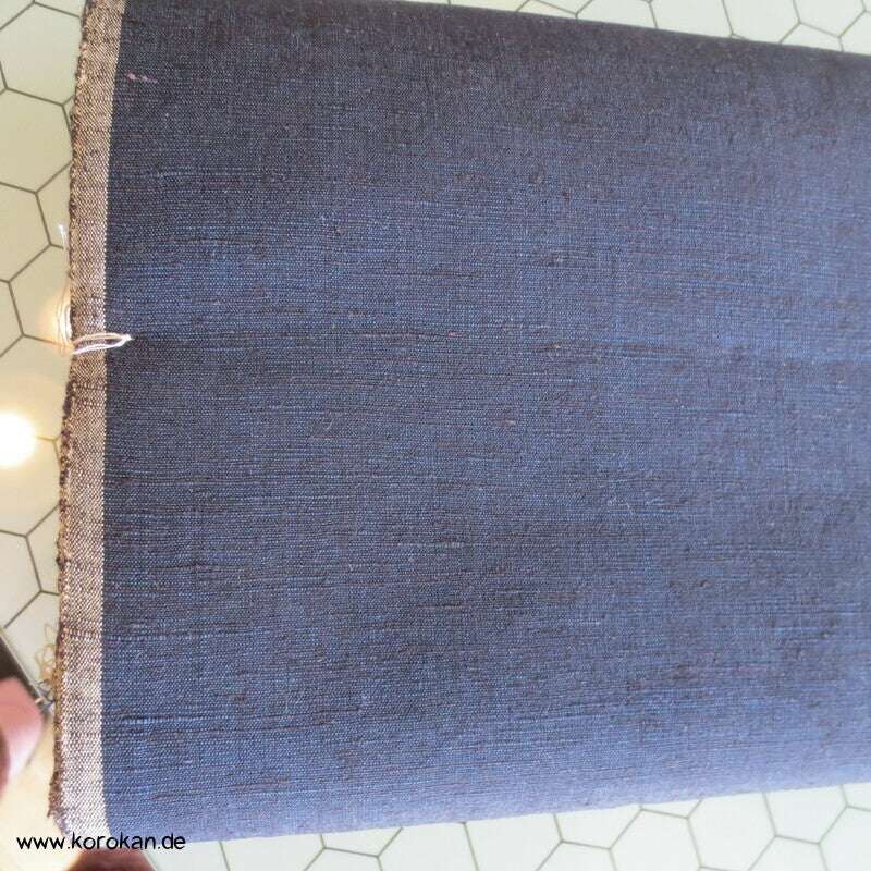 Tanmono Stoffrolle indigo Tsumugi Kimono Seide Ensemble Ballen