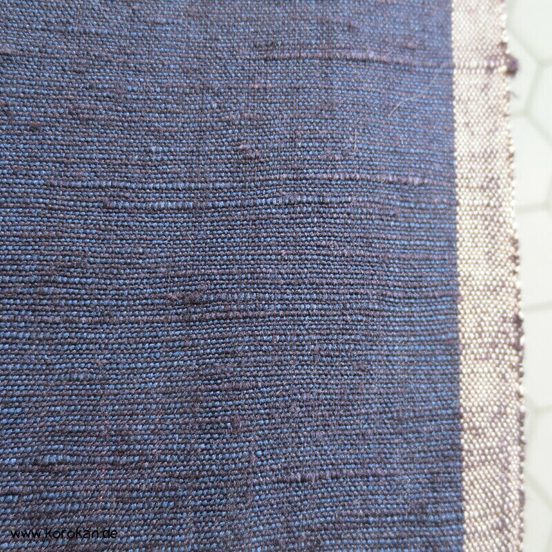 Tanmono Stoffrolle indigo Tsumugi Kimono Seide Ensemble Ballen