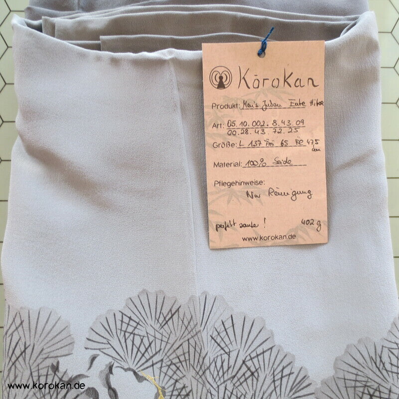 handgemalte Ente im Anflug Juban Unterkimono, japanische feine Seide