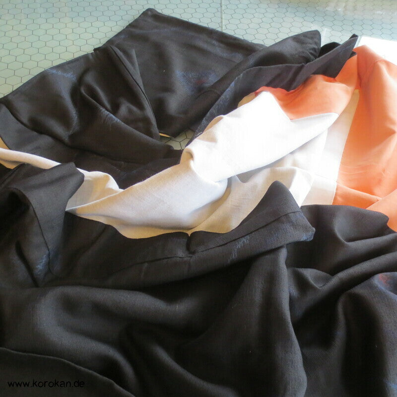 Wellen, Diamantrauten Kasuri Tsumugi Kimono