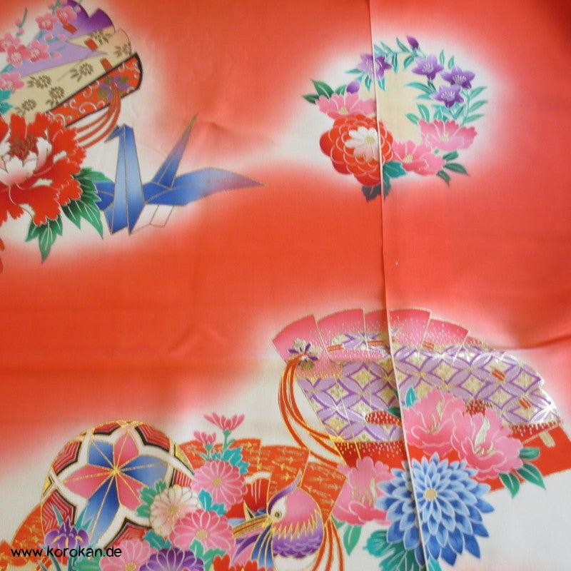 Mädchen Tauf - Kimono Seiden Karieba - Bild Panel
