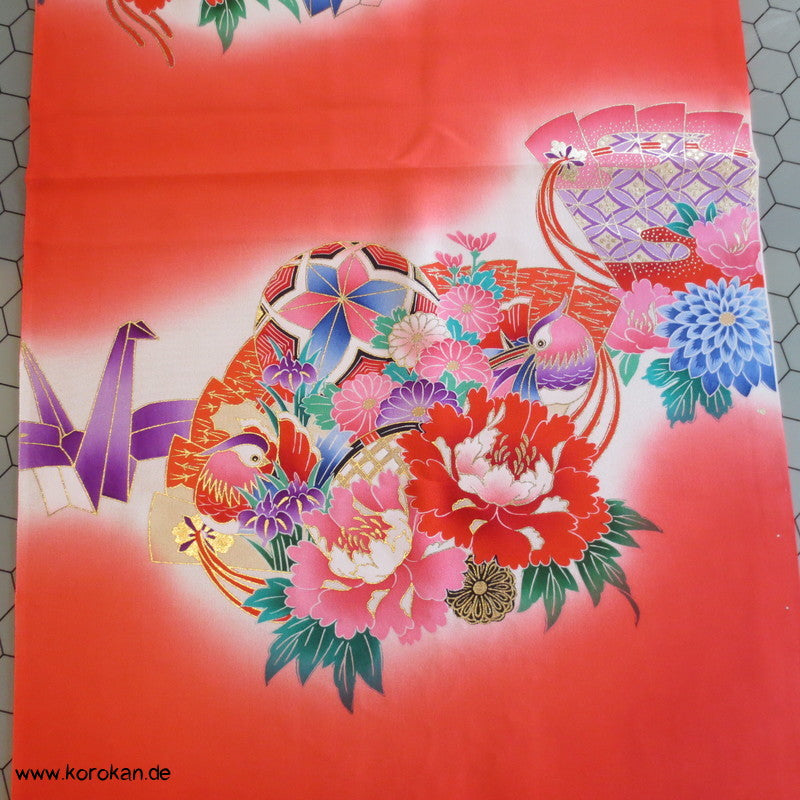 Mädchen Tauf - Kimono Seiden Karieba - Bild Panel