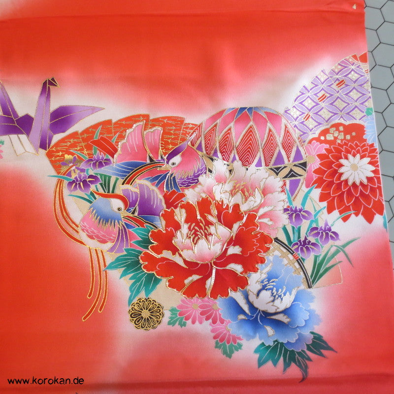 Mädchen Tauf - Kimono Seiden Karieba - Bild Panel