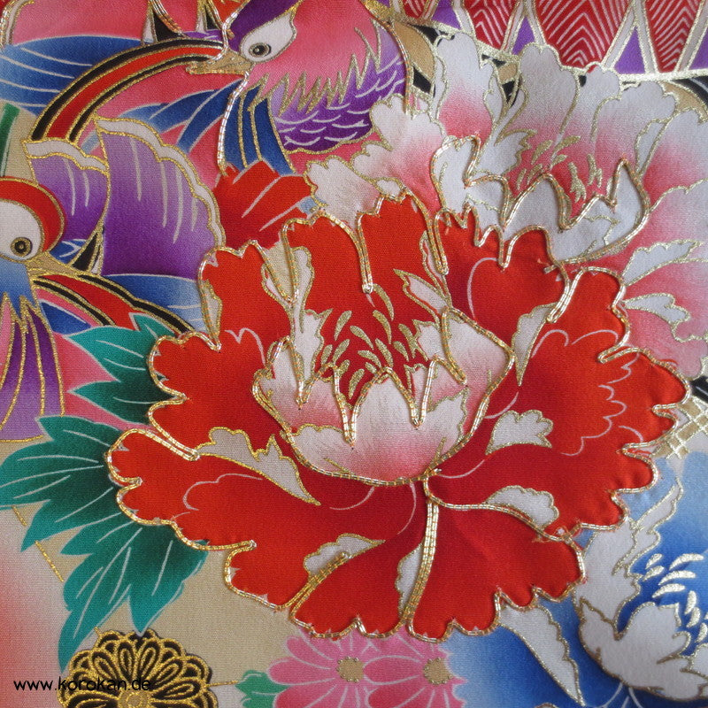 Mädchen Tauf - Kimono Seiden Karieba - Bild Panel