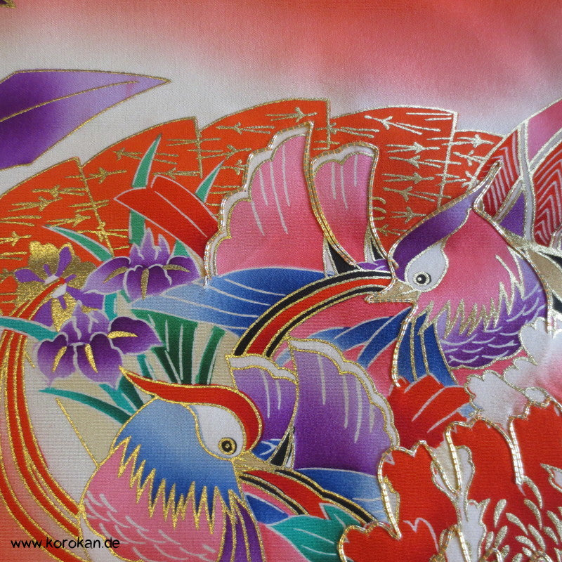 Mädchen Tauf - Kimono Seiden Karieba - Bild Panel