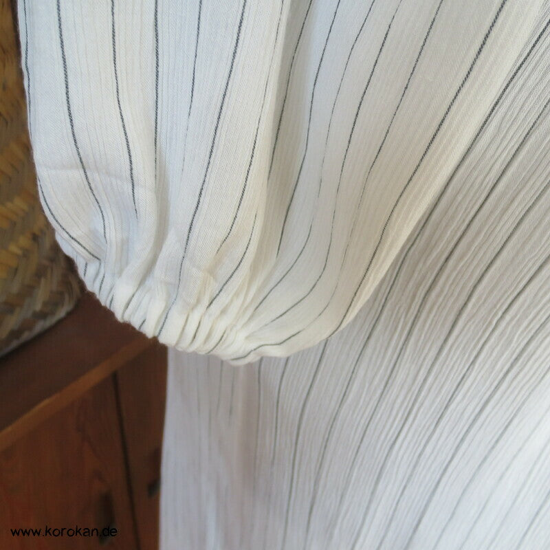Zero Waste nur gerade Bahnen loses Viscose Krepp Kleid , One Size Fits all