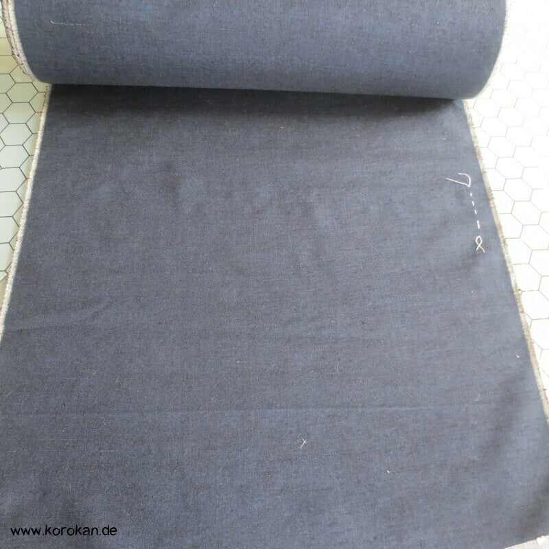 Tanmono Stoffrolle indigo feine Tsumugi Kimono Seide Ensemble Ballen