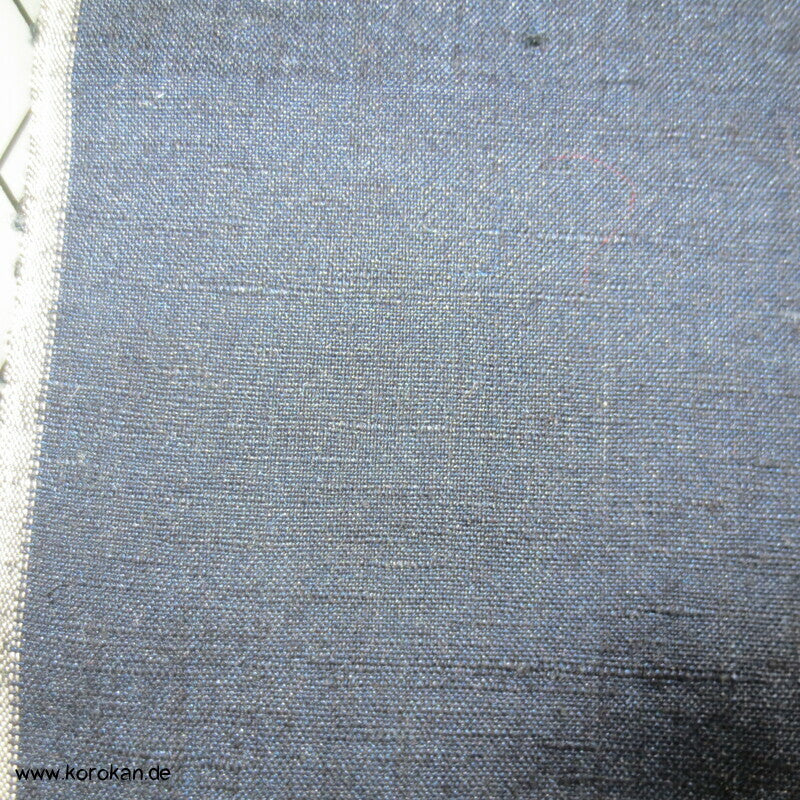 Tanmono Stoffrolle indigo feine Tsumugi Kimono Seide Ensemble Ballen