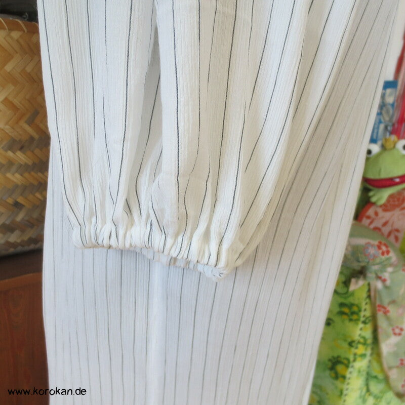 Zero Waste nur gerade Bahnen loses Viscose Krepp Kleid , One Size Fits all