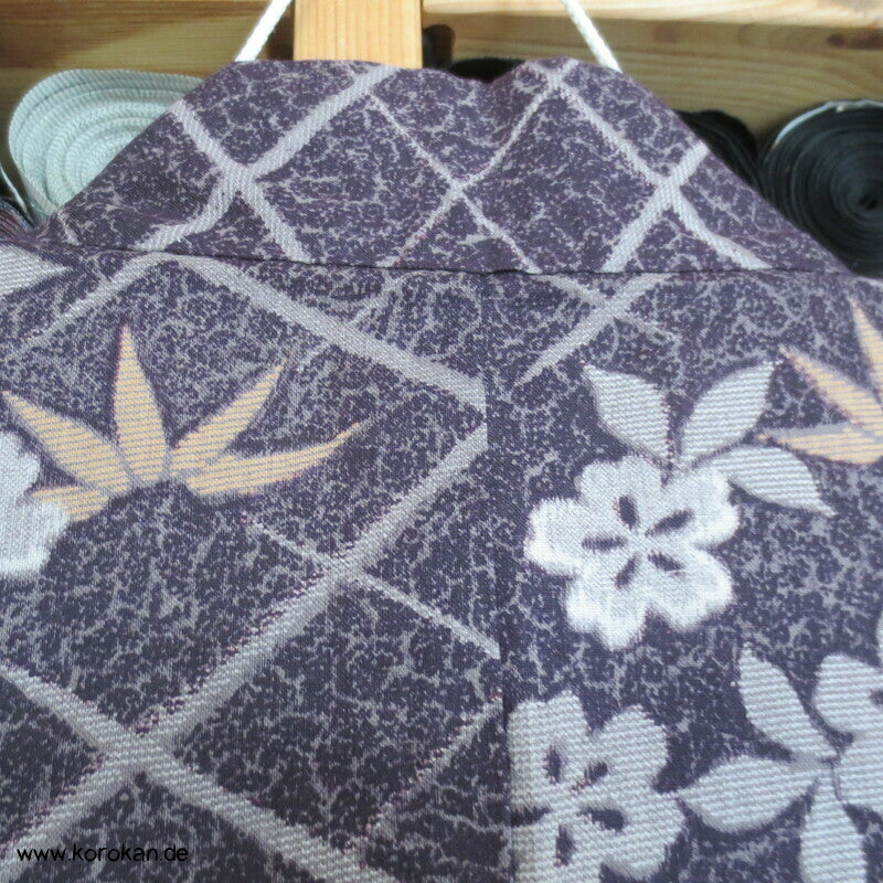 Bambus über Gitter Haori Kimono Jacke