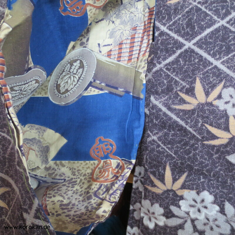 Bambus über Gitter Haori Kimono Jacke