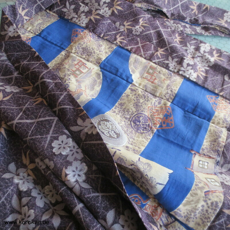 Bambus über Gitter Haori Kimono Jacke