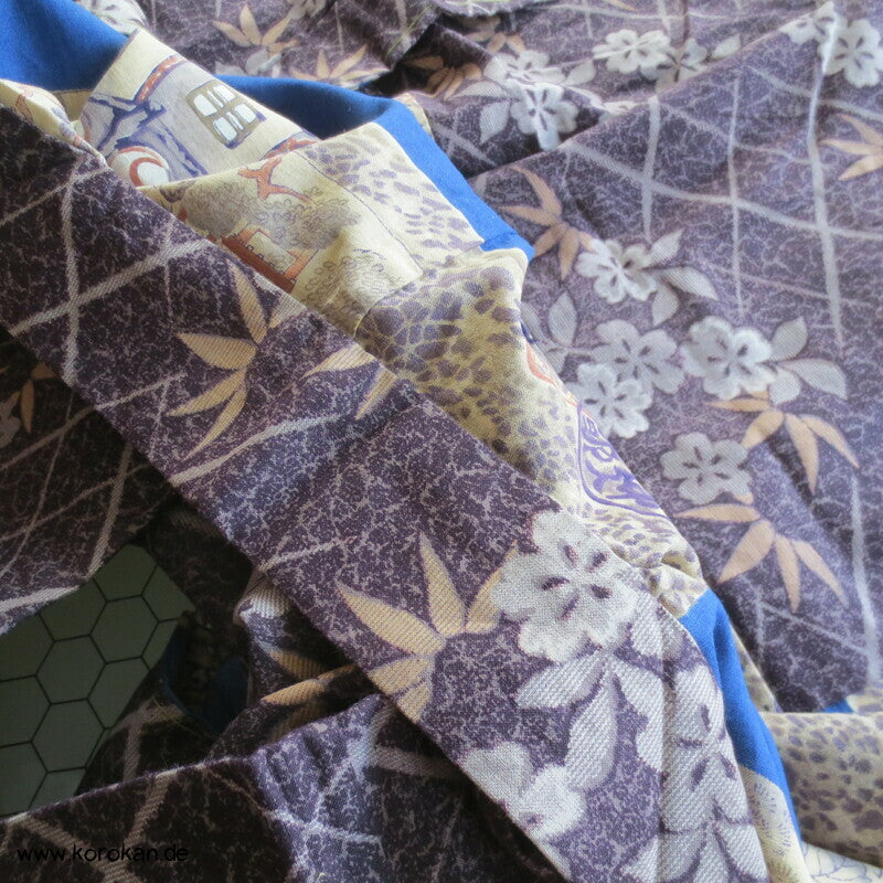 Bambus über Gitter Haori Kimono Jacke