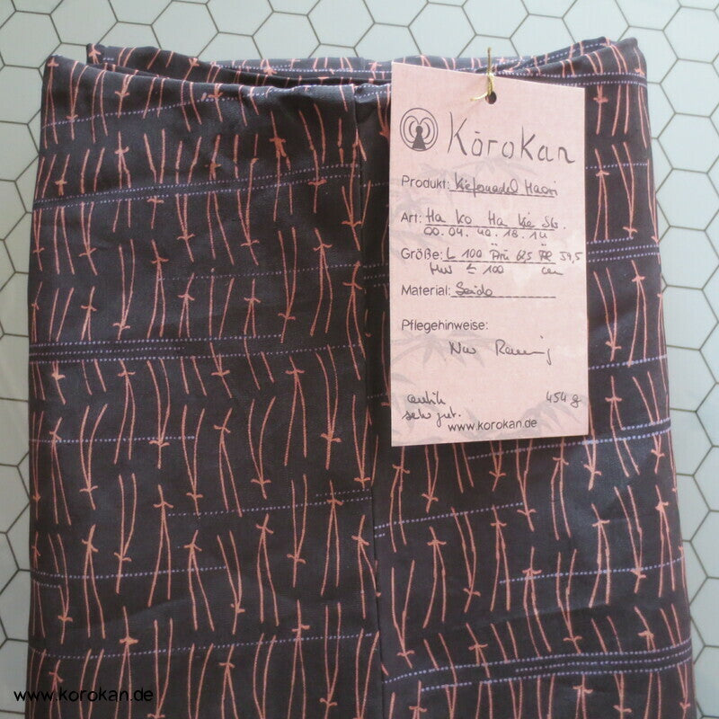Haori Kimono Jacke aus Seidentaft mit Kiefernnadelmuster