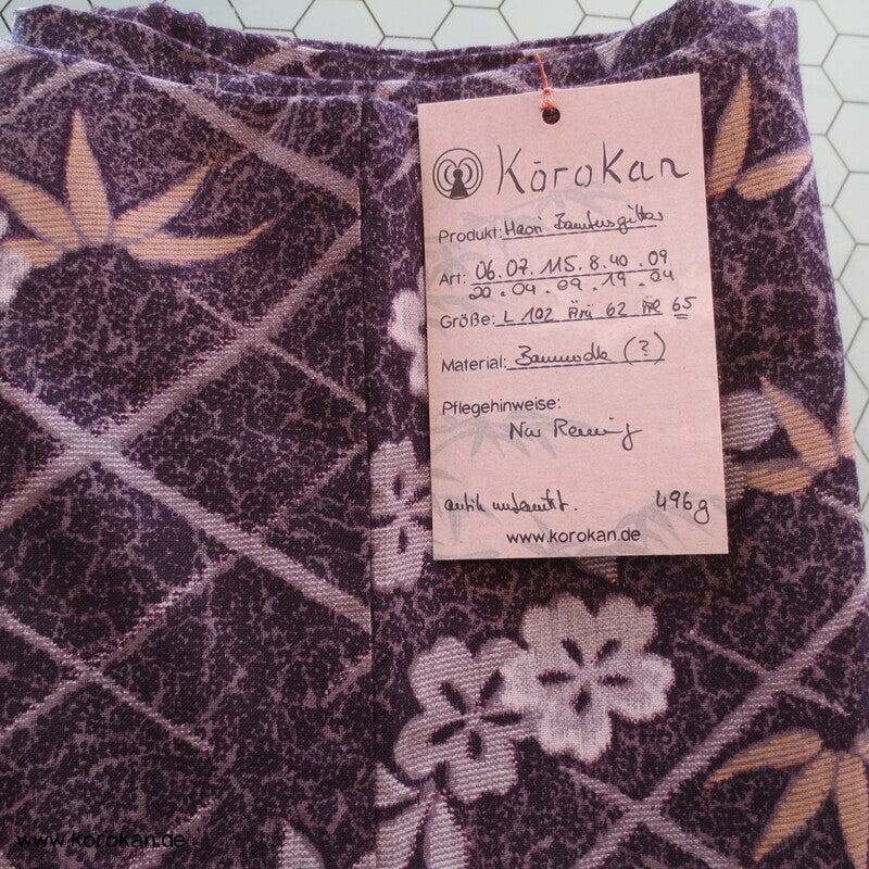 Bambus über Gitter Haori Kimono Jacke