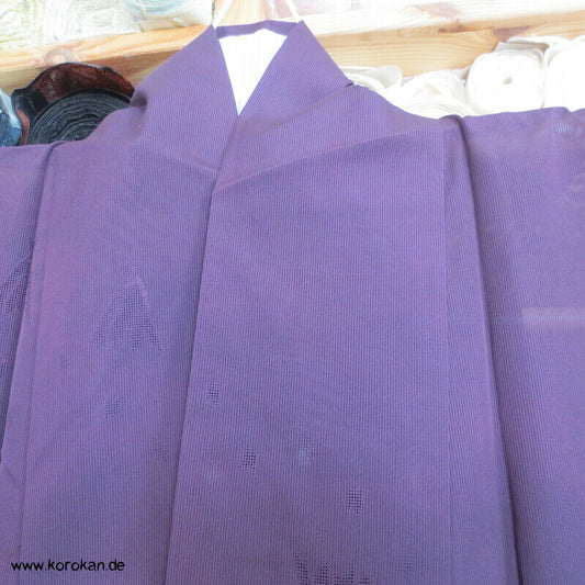 Reisgarben japanischer Hitoe Kimono, Sha Seide Drehergewebe