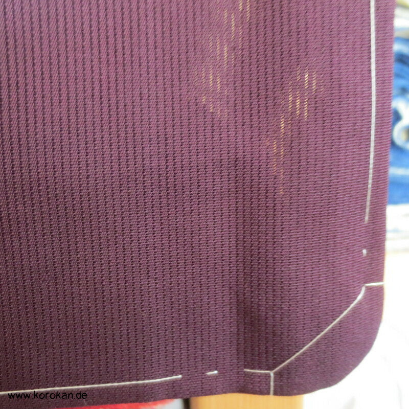 Reisgarben japanischer Hitoe Kimono, Sha Seide Drehergewebe