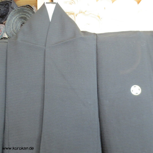 Federn Mon Hitoe Mofuku Rho Seide Kimono