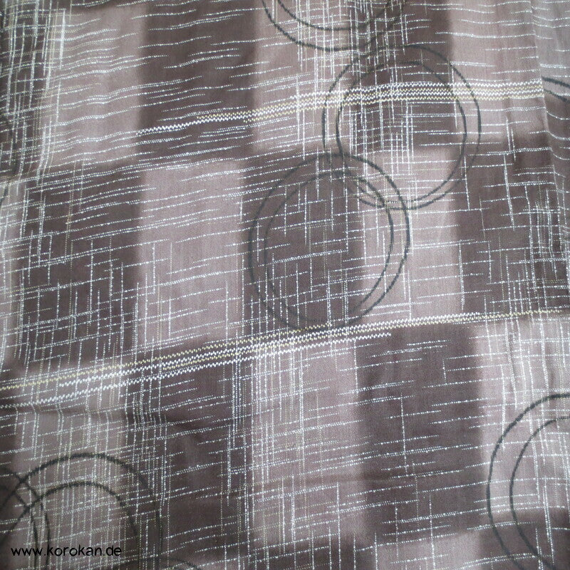 Art Deco Kreise über Karo Haori Kimono Jacke