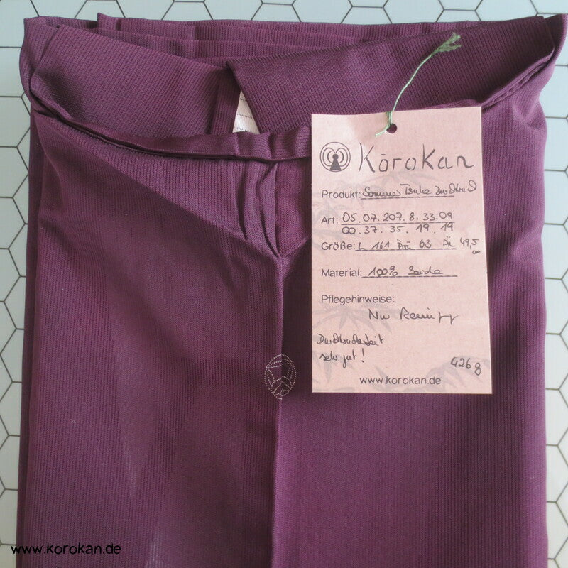 Reisgarben japanischer Hitoe Kimono, Sha Seide Drehergewebe