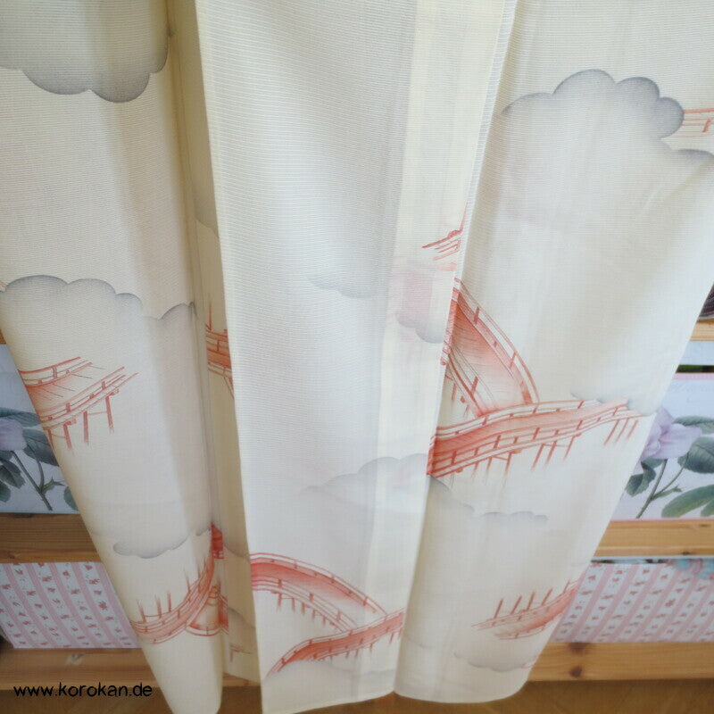 Himmels - Brücken Hitoe Kimono, Rho Seide