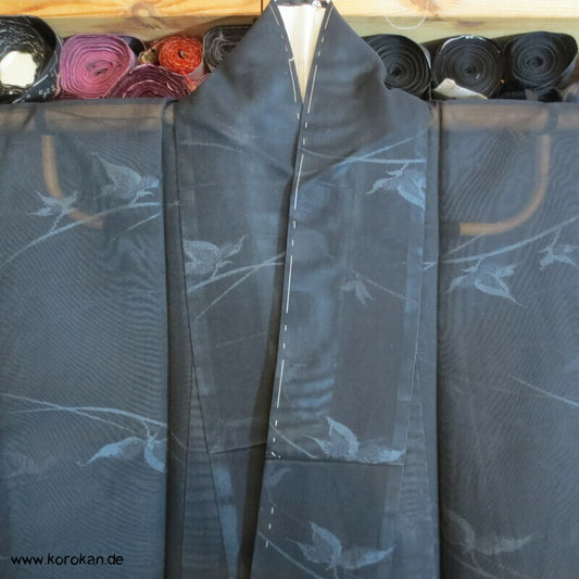 Zweige Hitoe halbtransparenter Sha Seiden Kimono