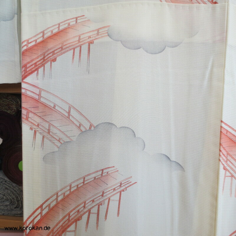 Himmels - Brücken Hitoe Kimono, Rho Seide