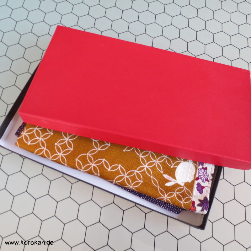 Hasen Furoshiki japanisches Tragetuch in Box