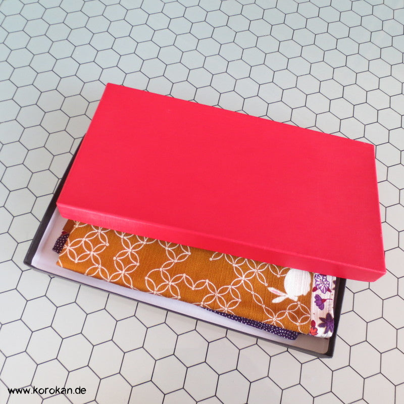 Hasen Furoshiki japanisches Tragetuch in Box