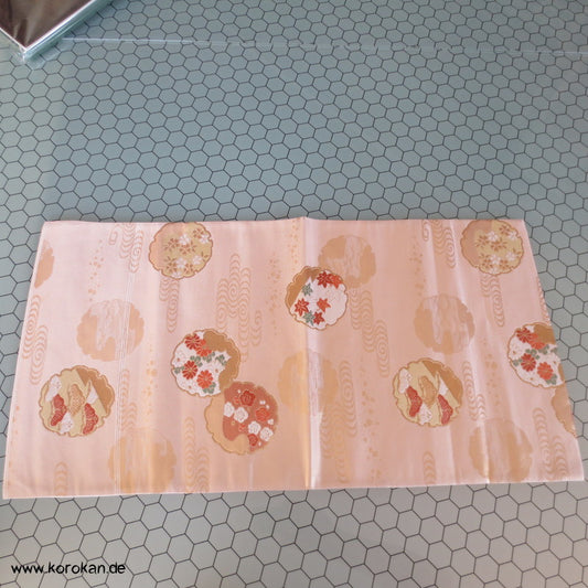 japanisches Fukusa Geschenktuch - aus einem Obi Seidenbrokat Rest