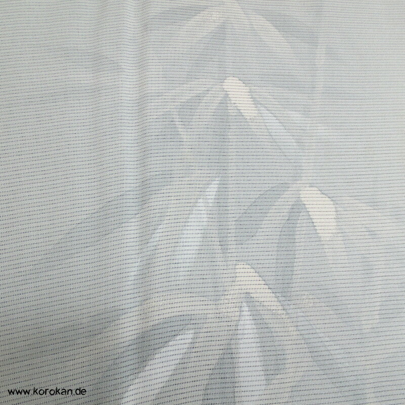 blasseisblauer Bambus Hitoe Kimono Rho Seide