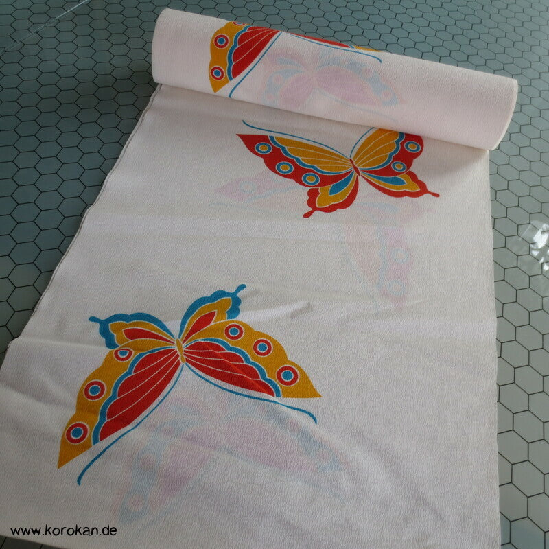 Schmetterlinge, groß, bunt Kimono Crepe