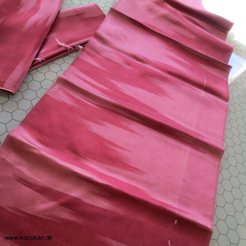 Bokashi Nebel Satin Seidenfutter Araihari Kimono Haori