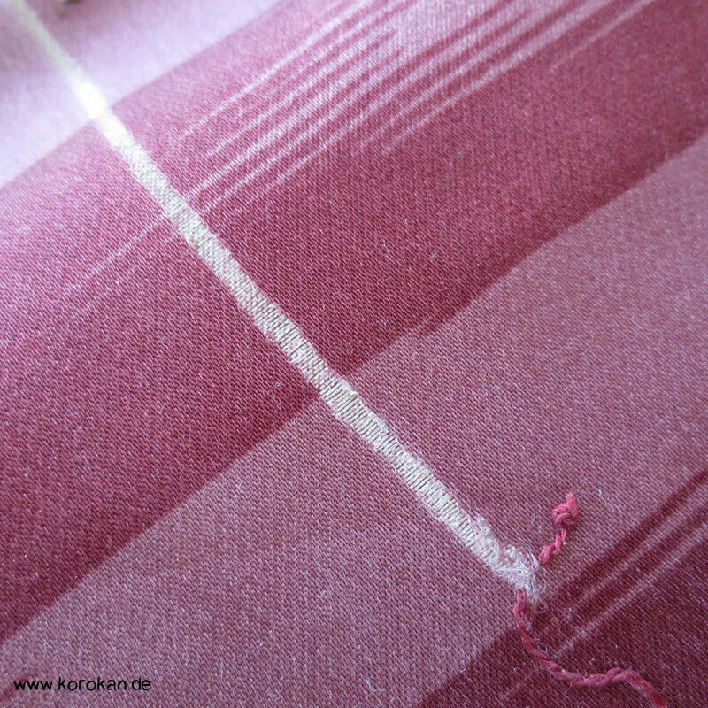 Bokashi Nebel Satin Seidenfutter Araihari Kimono Haori