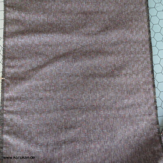 Tanmono Kimono Stoffrolle Tsumugi Seide Kasuri Web Karo