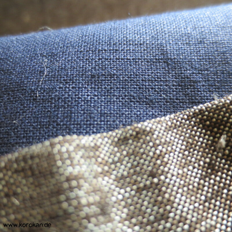 Tsumugi Hausmantel - Seide gepolsterter Komon Kimono