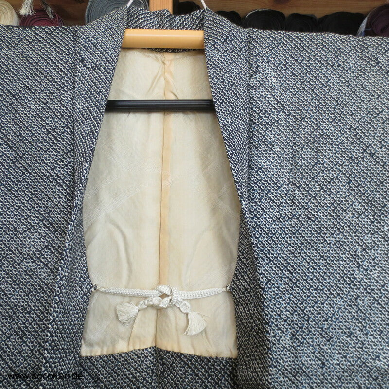Full Shibori Bambusbusch Haori Jacke - mit Himo