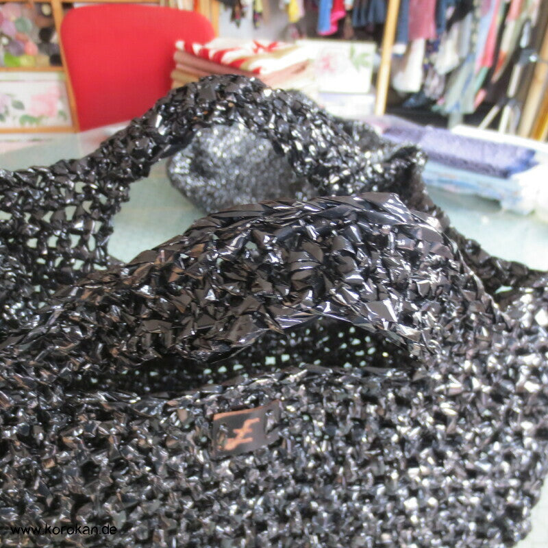 Upcycling VHS Tape Einkauftasche Shopper