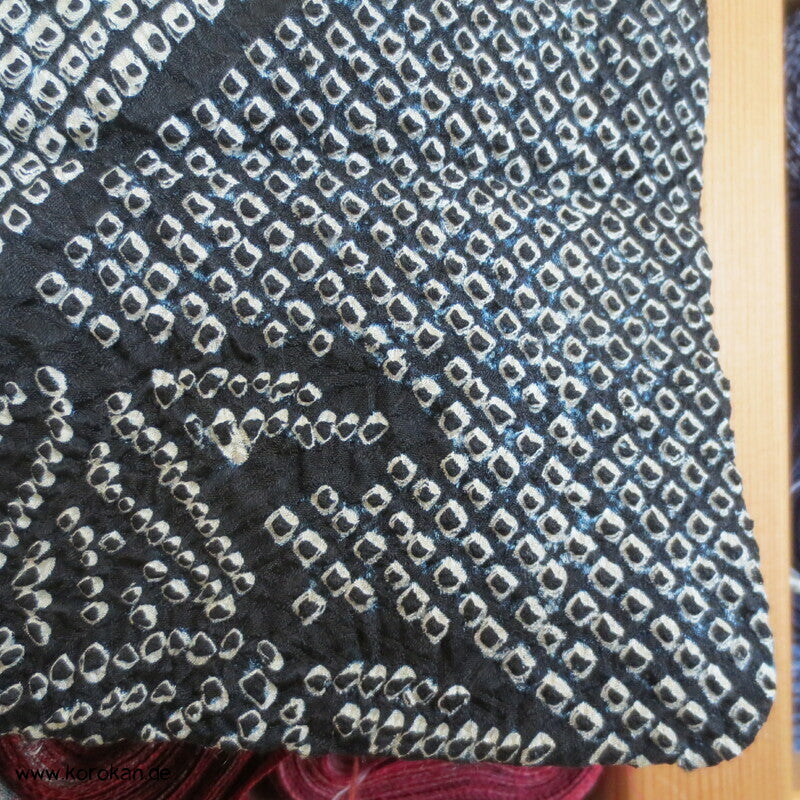 Full Shibori Bambusbusch Haori Jacke - mit Himo