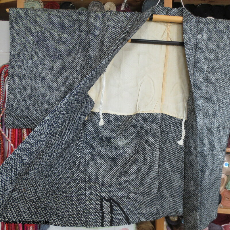 Full Shibori Bambusbusch Haori Jacke - mit Himo