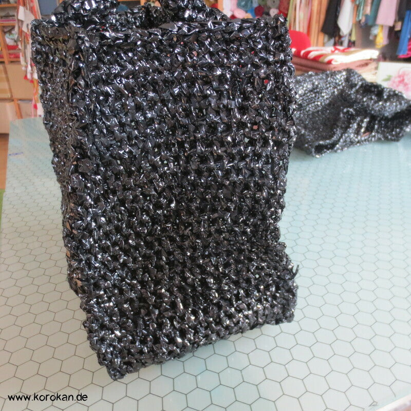 Upcycling VHS Tape Einkauftasche Shopper