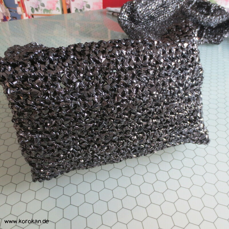 Upcycling VHS Tape Einkauftasche Shopper