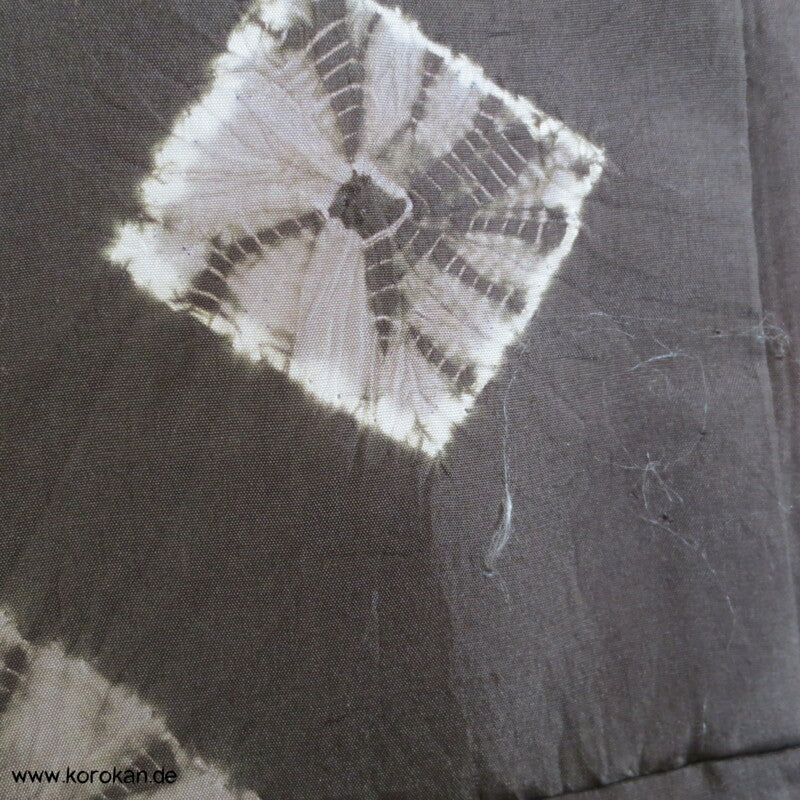 Shibori Batik Hausmantel - gepolsterter Juban Kimono