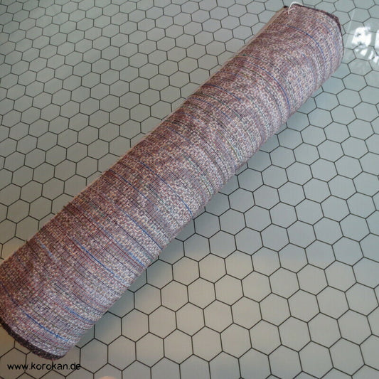 Tanmono Kimono Stoffrolle Tsumugi Seide Kasuri Kikko Sechsecke