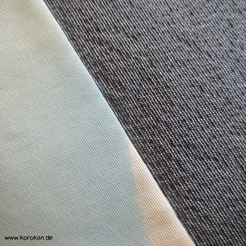 graue Haori Kimono Jacke aus Seide mit Kiefernnadelmuster